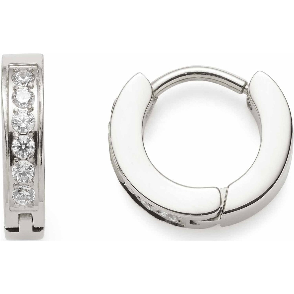 Leonardo Créoles Acier inoxydable Boucles d'oreilles