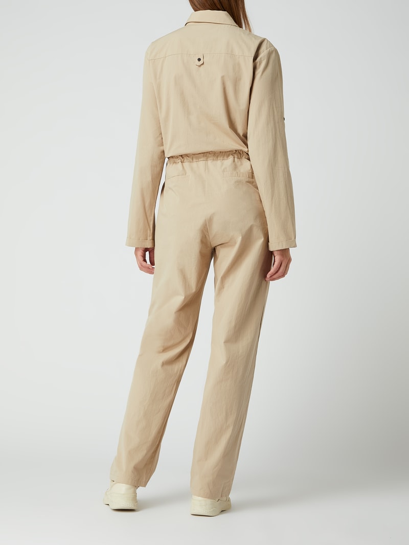 Jumpsuit aus Baumwolle Modell 'Kanta' in sand