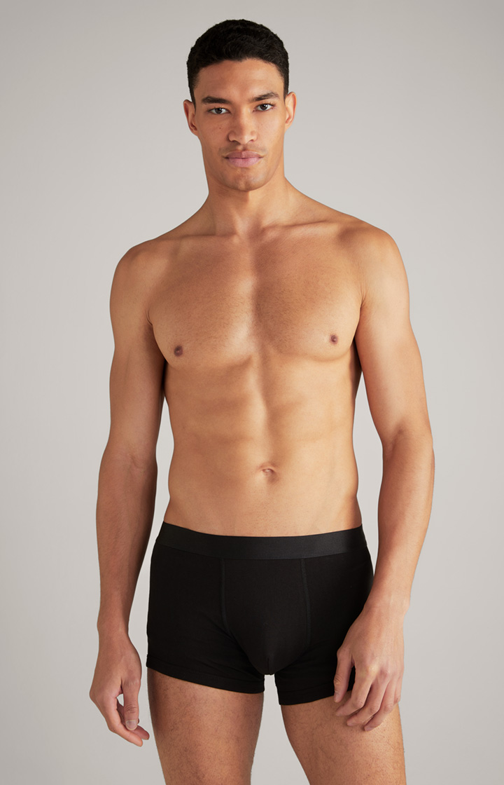 3er-Pack Fine Cotton Stretch Boxer in Schwarz/Hellgrau/Navy