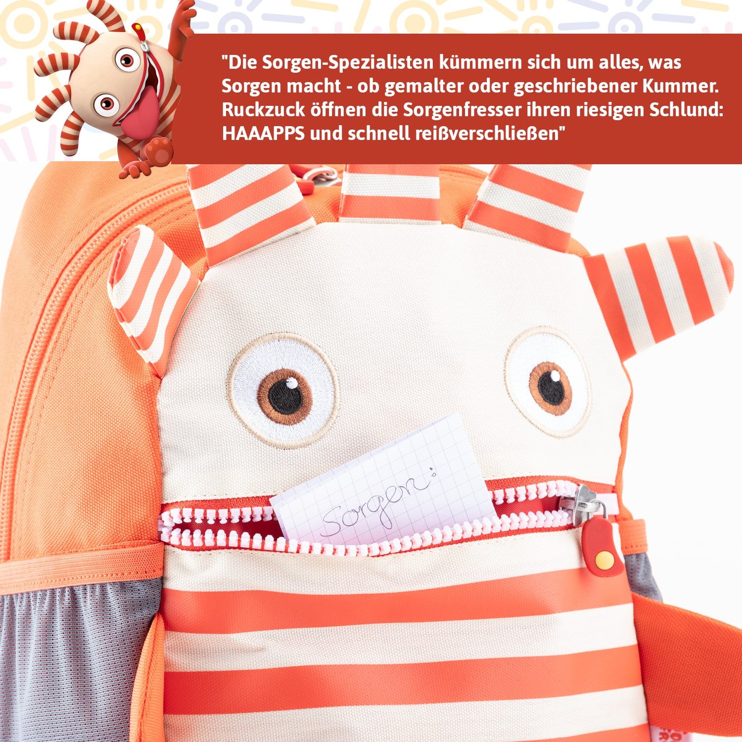 Skandika Sorgenfresser Saggo Kinderrucksack