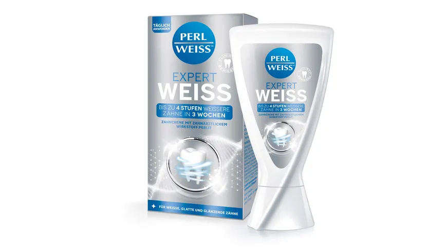 PERLWEISS™ Expert Weiss Zahnweiss Zahncreme 50 ml
