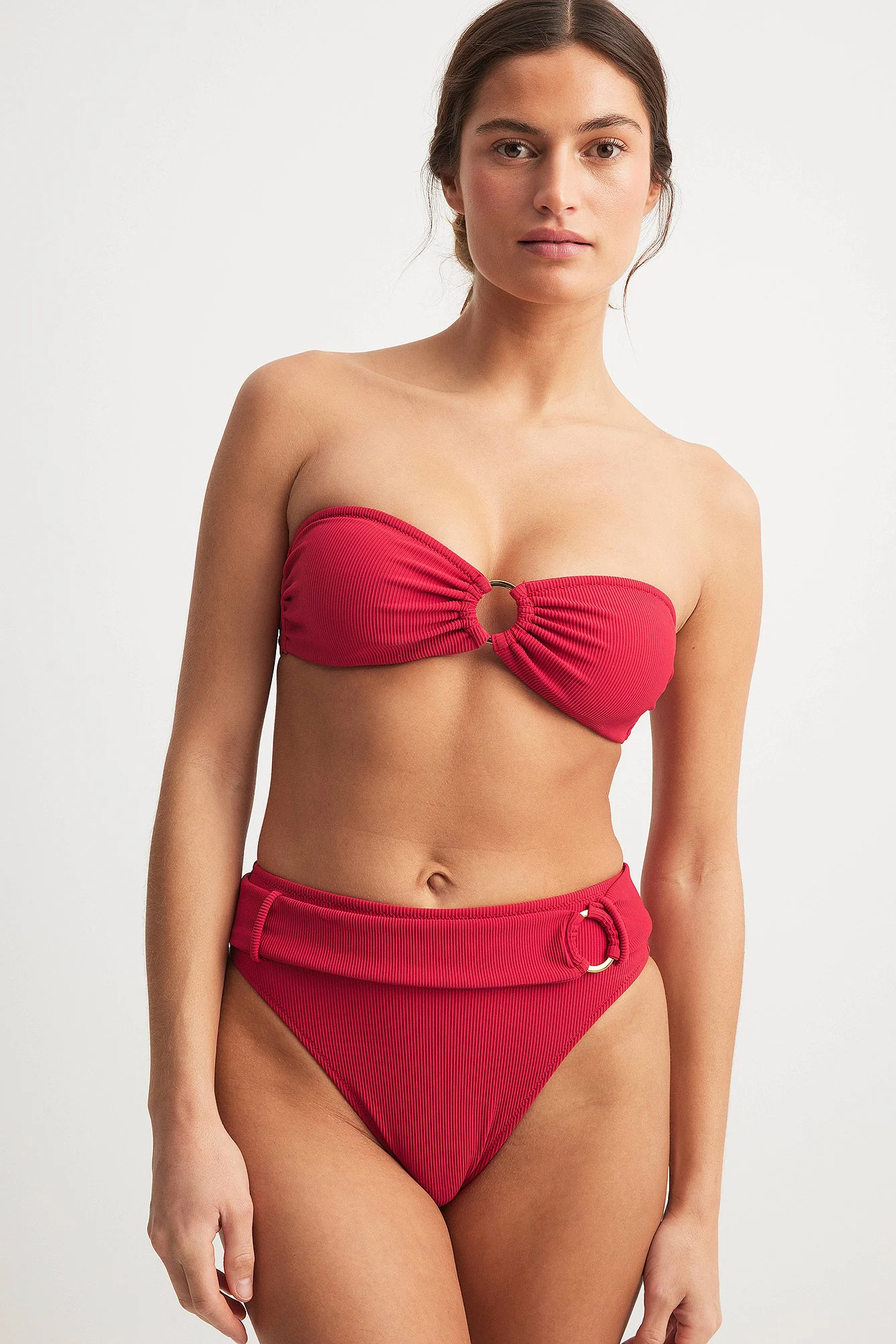 Bikini-Bandeau mit Gürtel