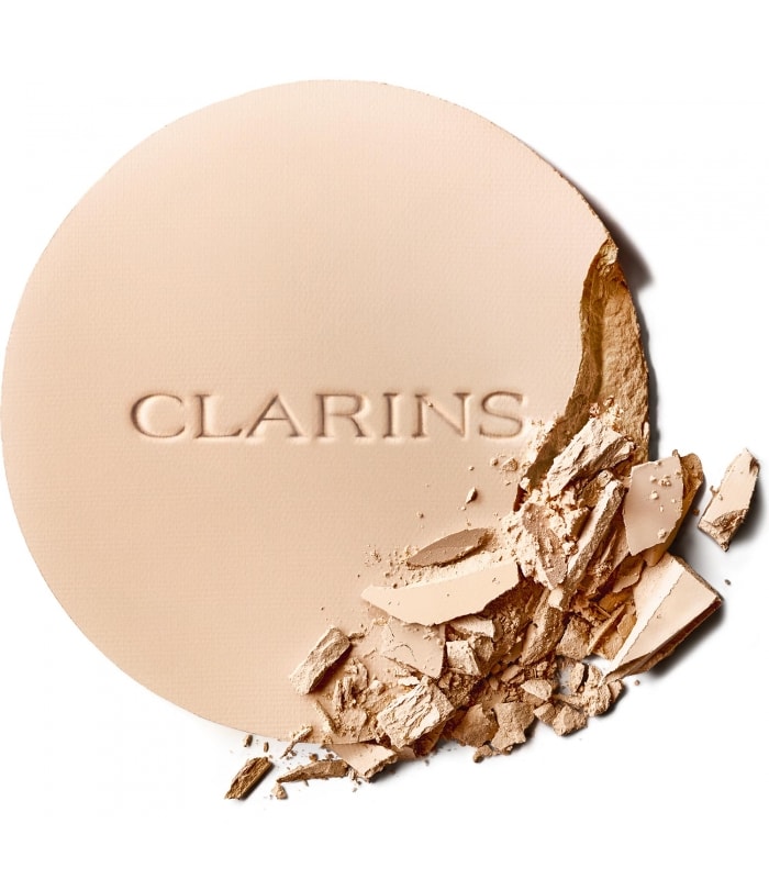 Clarins-EVER MATTE COMPACT POWDER-Poudre compacte matifiante infusée au lait de pêcher