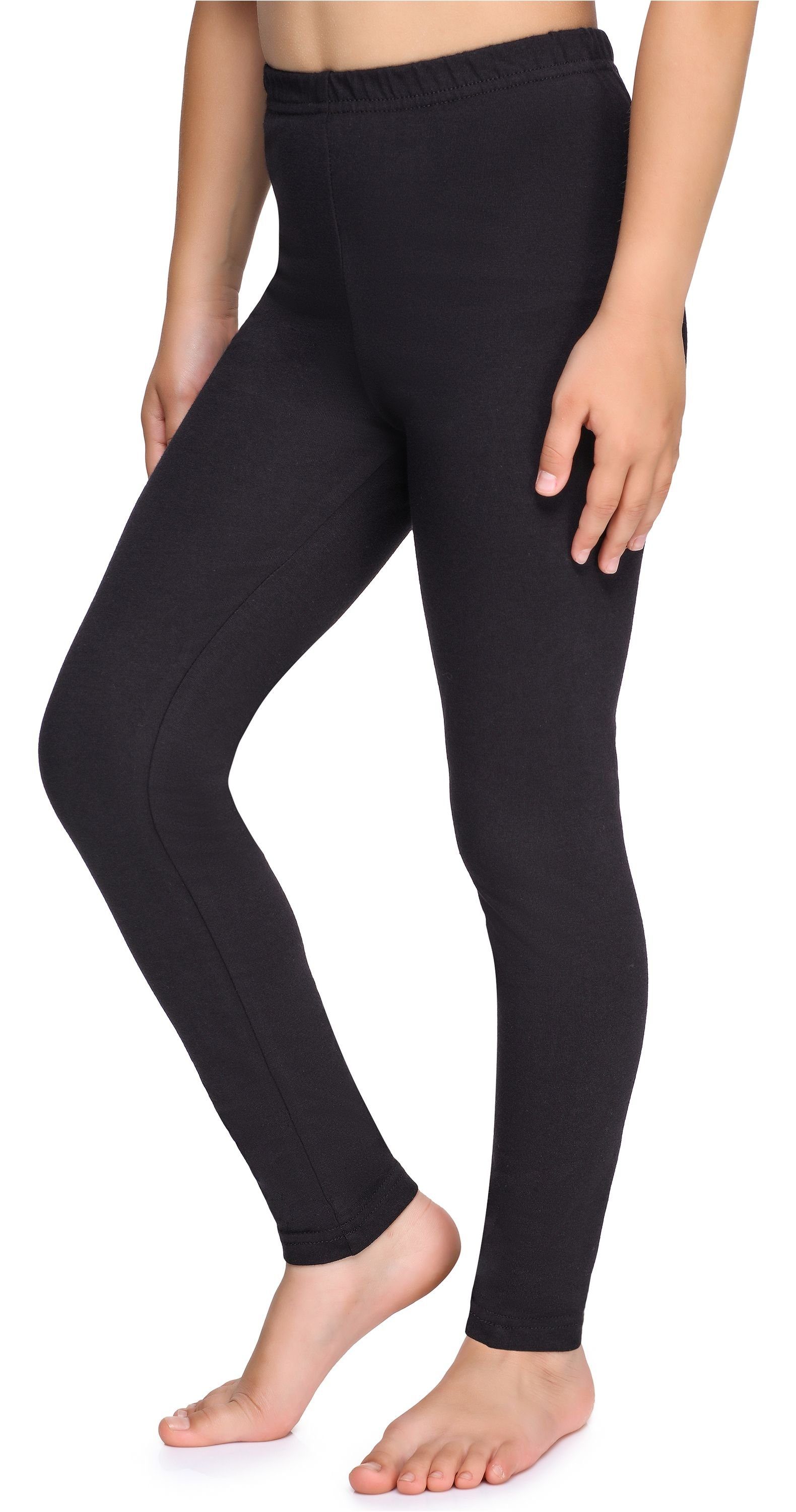 Merry Style Leggings Mädchen Lange Leggings aus Baumwolle MS10-225 (1-tlg) elastischer Bund