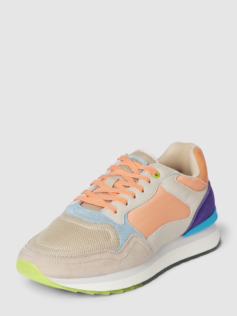 Sneaker im Colour-Blocking-Design Modell 'LIMA' in dunkelgrau