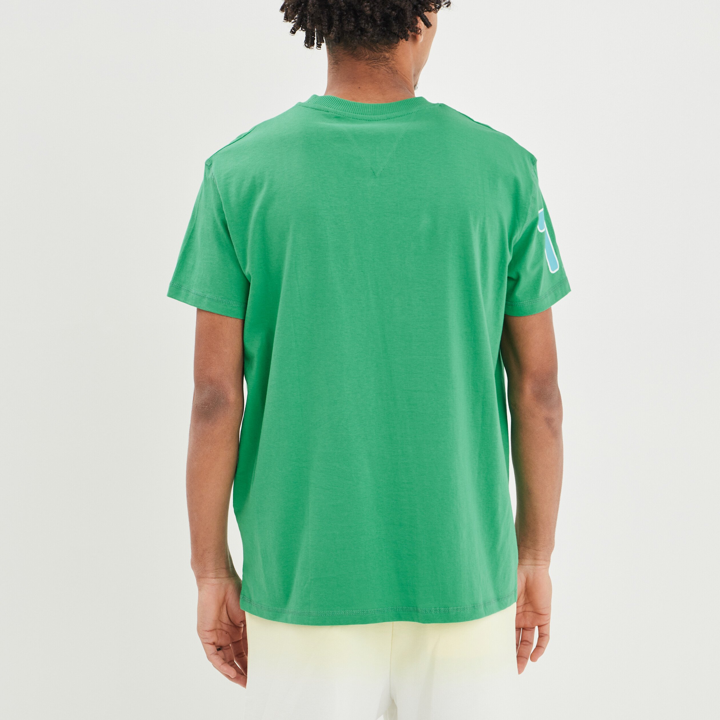 T-shirt manches courtes oversize vert homme | La Halle