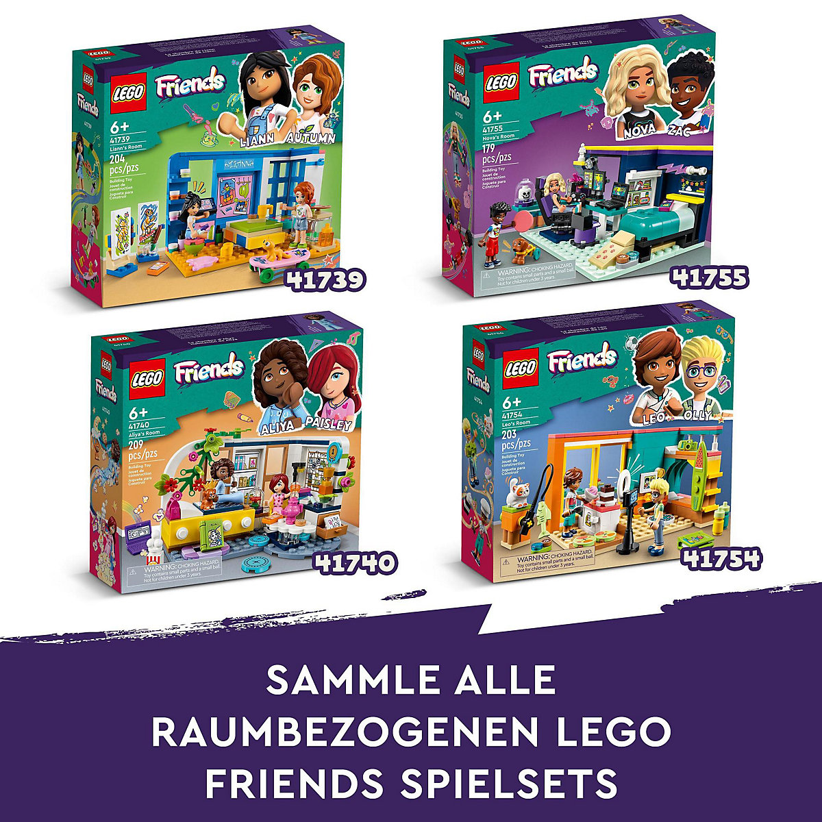 LEGO® Friends 41740 Aliyas Zimmer