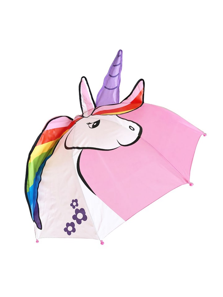 Einhorn Regenschirm 3D in Rosa günstig kaufen onesize