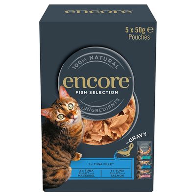 Sparpaket Encore Cat Gravy Pouch Mix 20 x 50 g