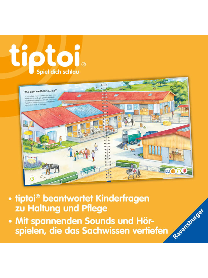 Ravensburger tiptoi® Wieso? Weshalb? Warum? Wir entdecken Pferde und Ponys günstig kaufen onesize