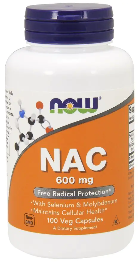 Now Foods NAC 600 mg kapsule