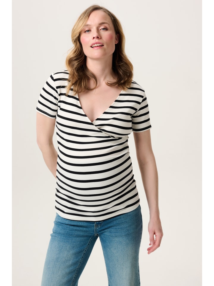 Noppies Still-Top Sanson in Cream Stripe günstig kaufen