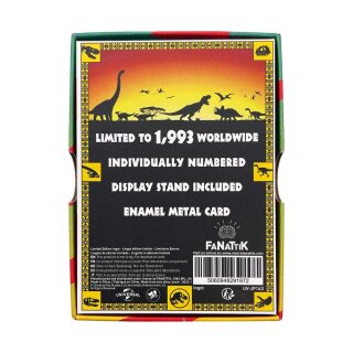 Jurassic Park Metallbarren - 30th Anniversary Jeep (Limited Edition)
