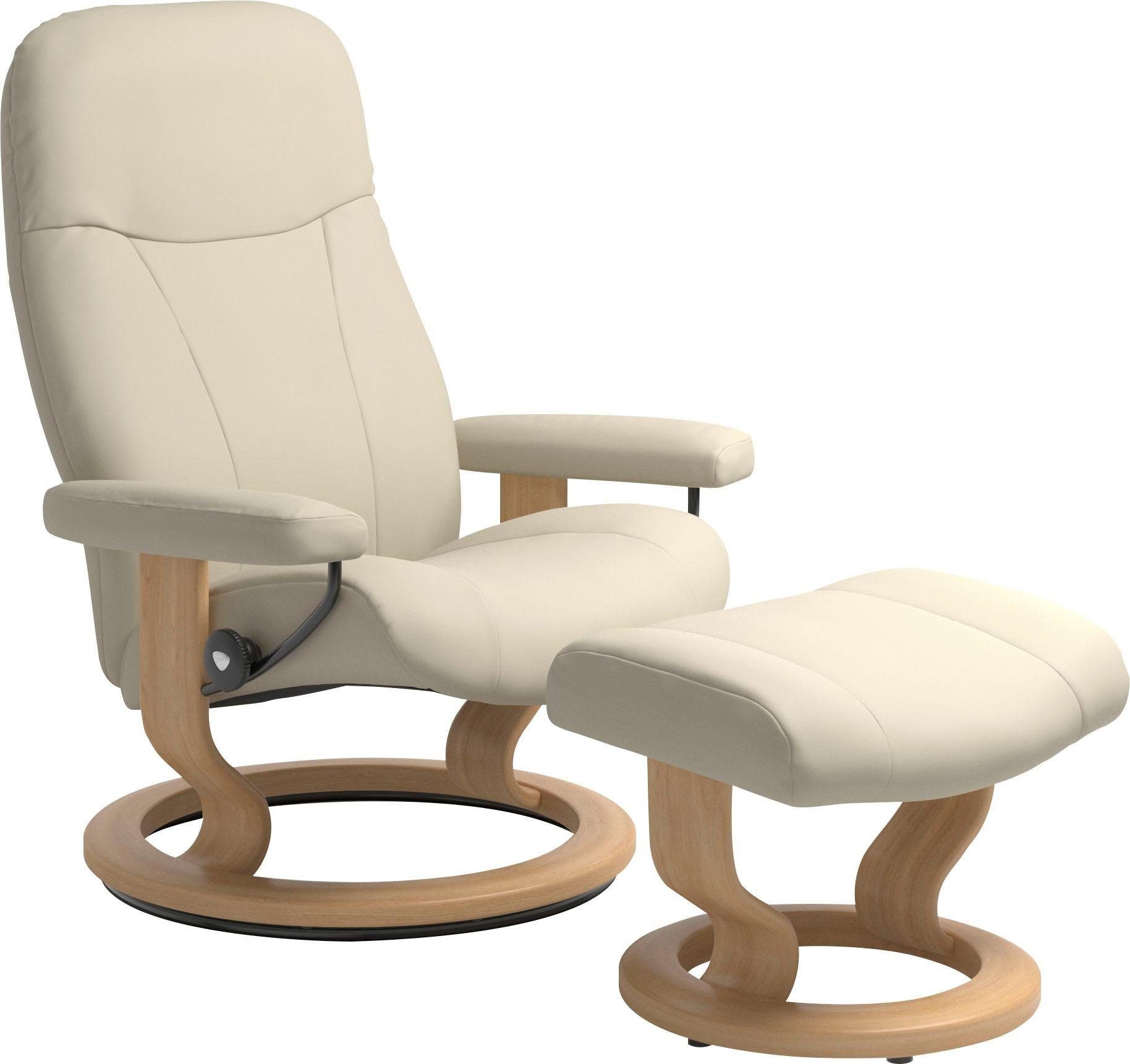 Stressless® Relaxsessel Garda, mit Classic Base, Größe M, Gestell Eichefarben