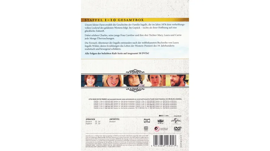 Unsere kleine Farm - Die komplette Serie - Staffel 1-10  [58 DVDs]