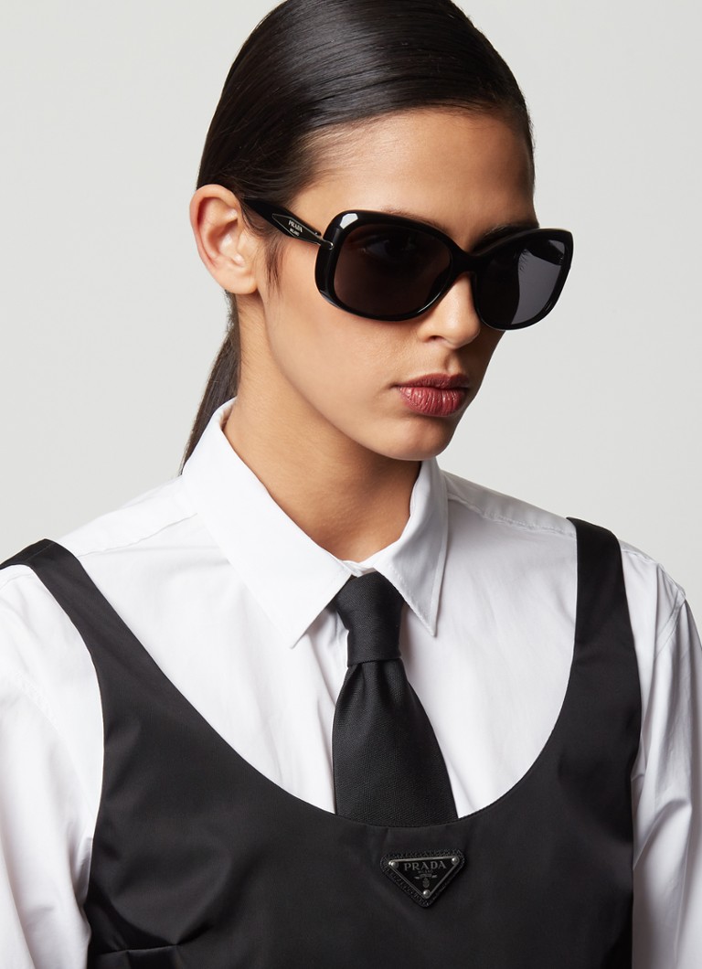 Prada Prada *PR 04ZS BLK SHN GRY P