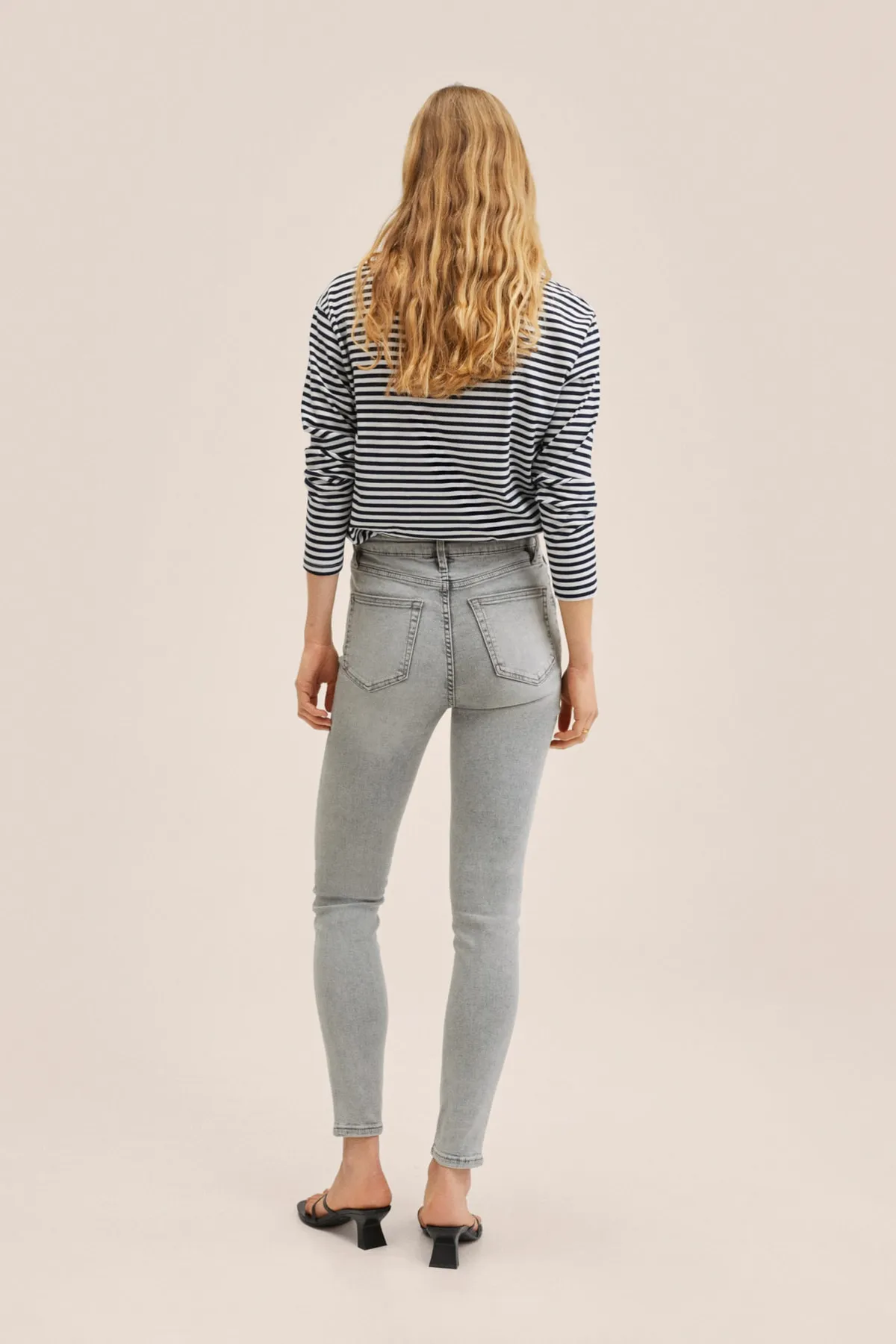 MANGO  Jeans - Grau - Skinny