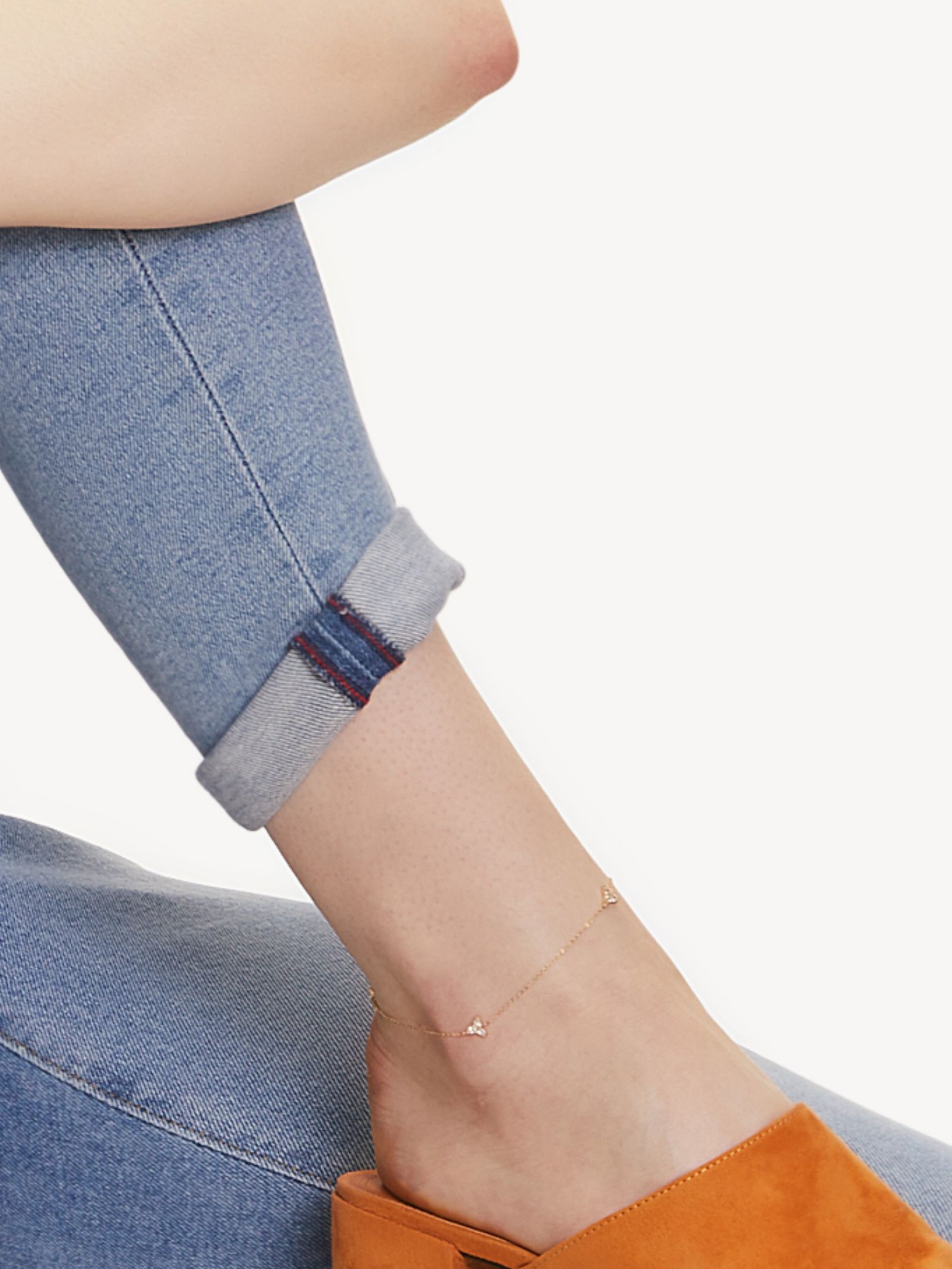 Bracelet de cheville - doré