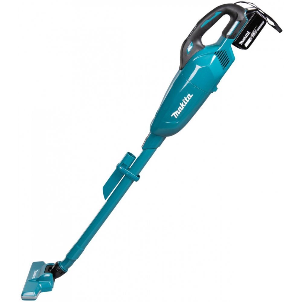 Makita Akku-Stielstaubsauger DCL284FZ solo - Akku-Stielstaubsauger - blau/schwarz, beutellos
