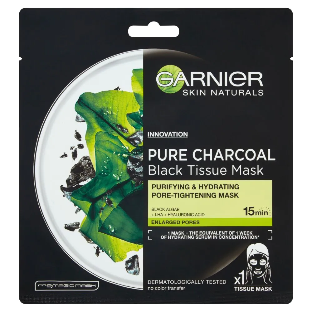 Garnier Skin Naturals ansigtsmaske med sorte alger
