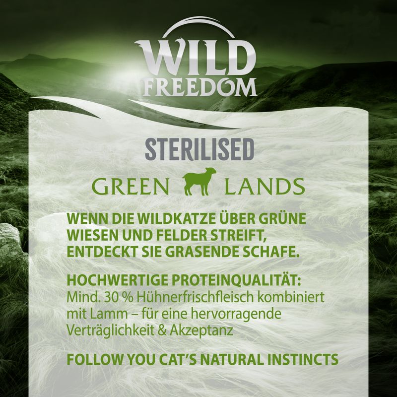 Wild Freedom Adult Green Lands Sterilised Lamm