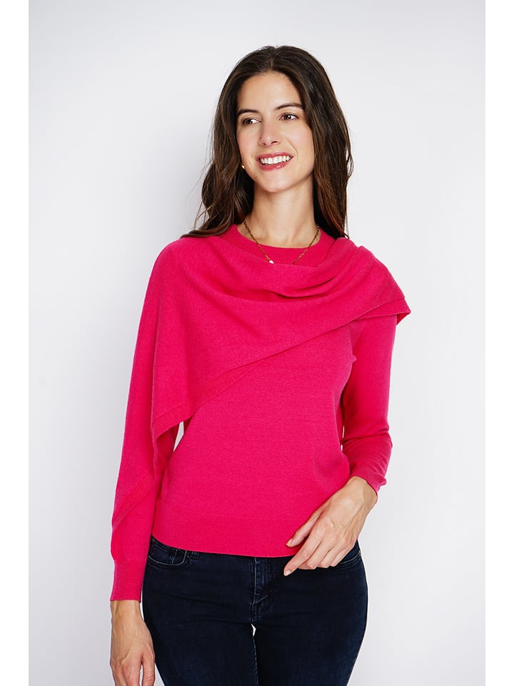 William de Faye Pullover in Pink günstig kaufen