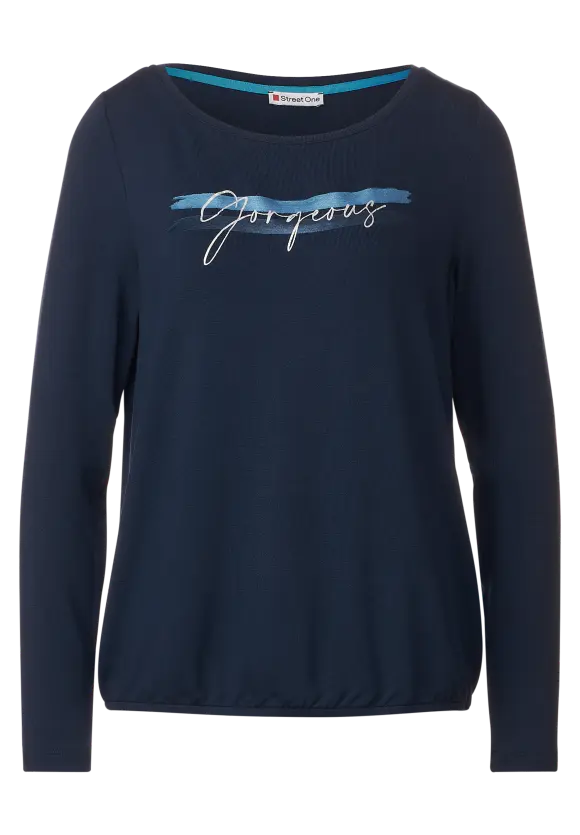 Street One Langarmshirt mit Wording