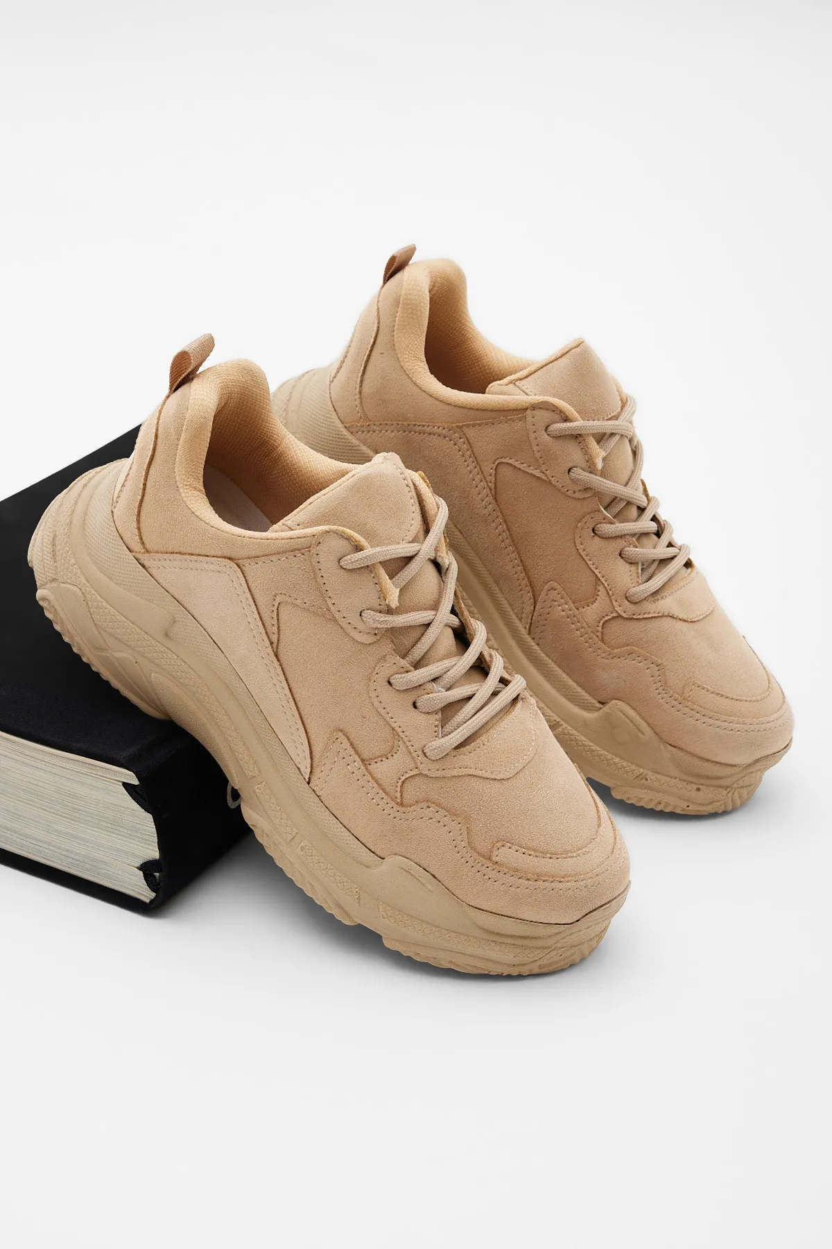 Tonny Black  Beige Sportschuhe für Damen Bls-q