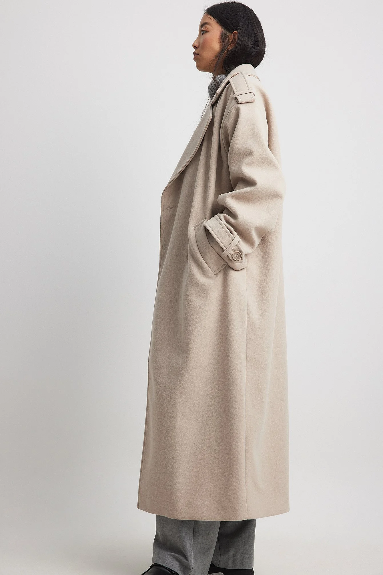 Dicker Oversize-Trenchcoat