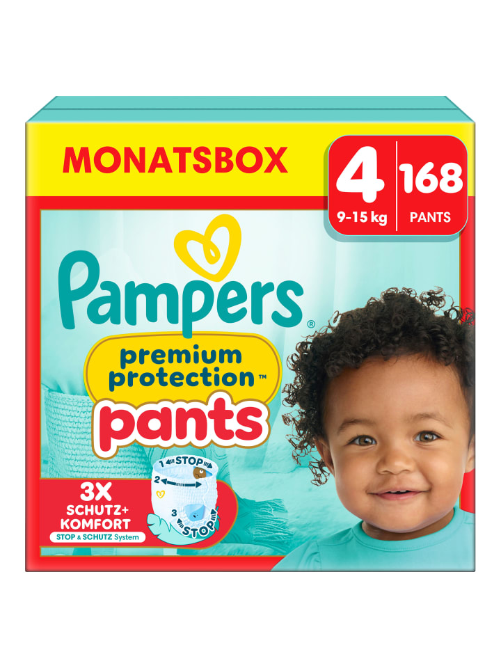 Pampers Pampers Premium Protection Pants Größe 4, 168 Windeln, 9kg-15kg günstig kaufen 4