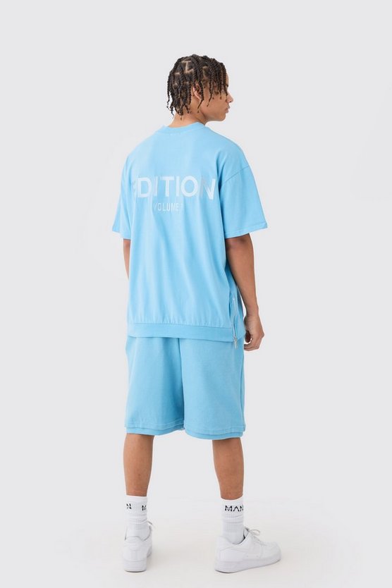 Oversize Edition T-Shirt mit Reißverschluss