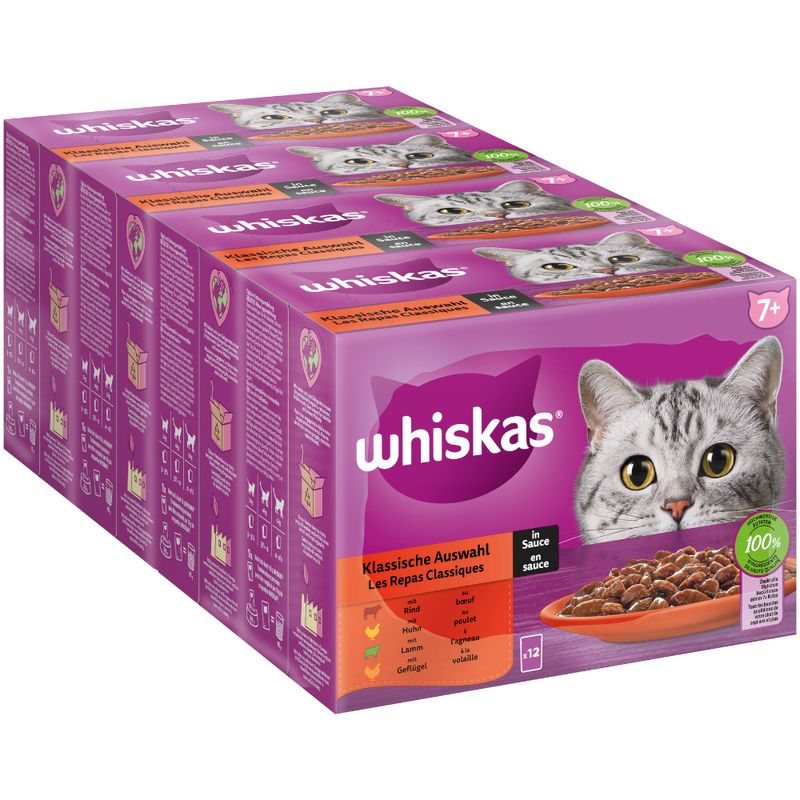 Megapack Whiskas Senior Frischebeutel 48 x 85 g