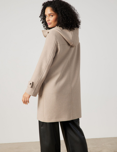 Dufflecoat mit Wollanteil