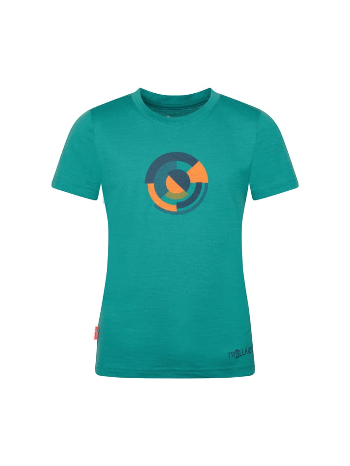 Trollkids Funktionsshirt Sandefjord XT in sea green günstig kaufen