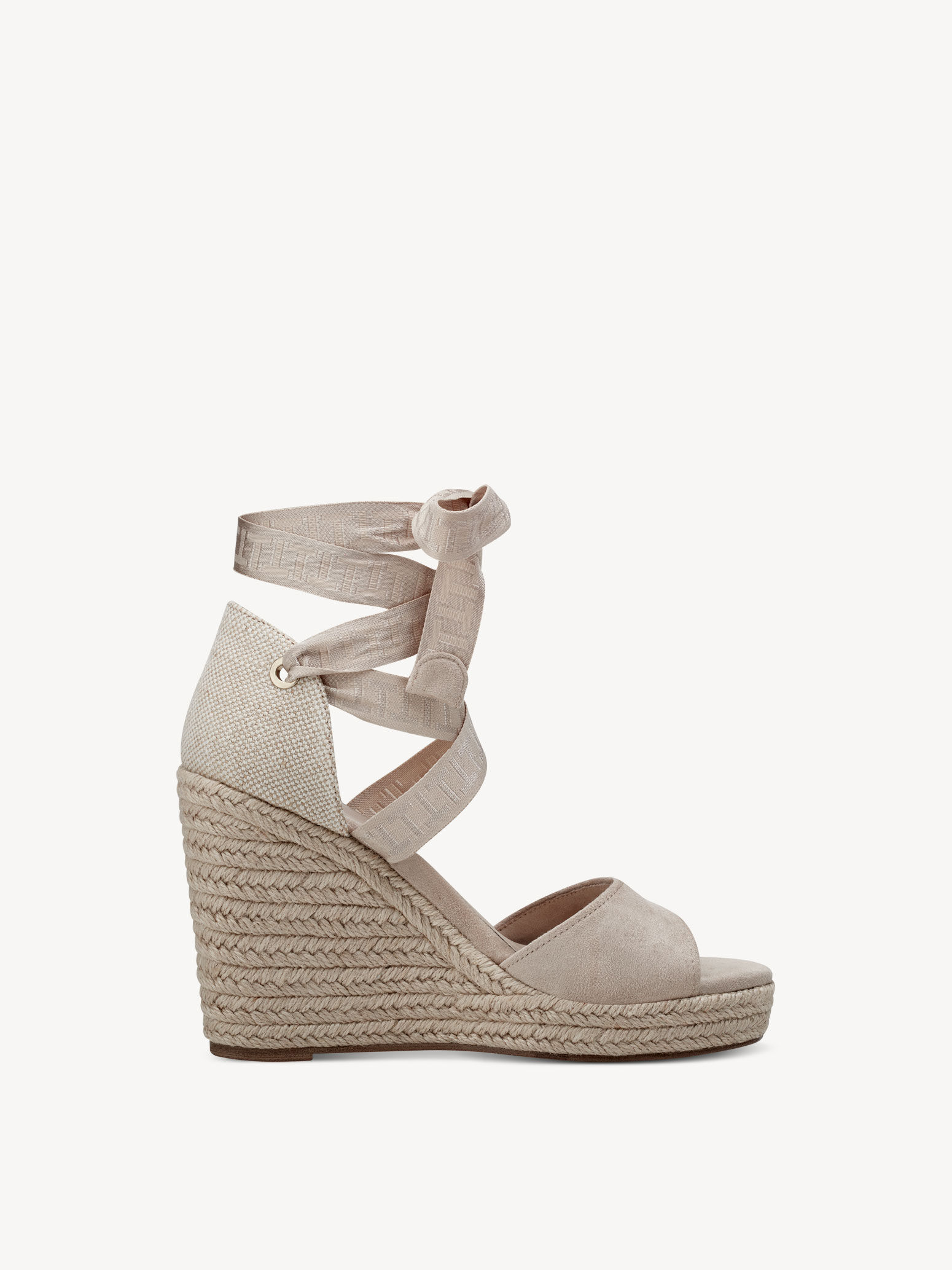 Sandale à talon - beige