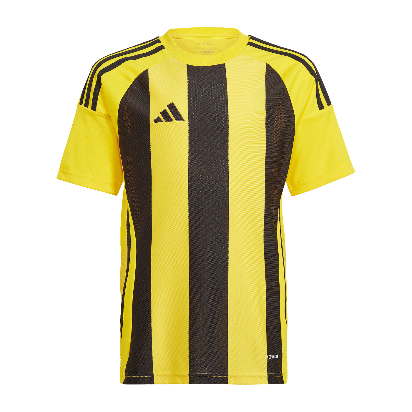 adidas Striped 24 Trikot Kids Gelb Schwarz