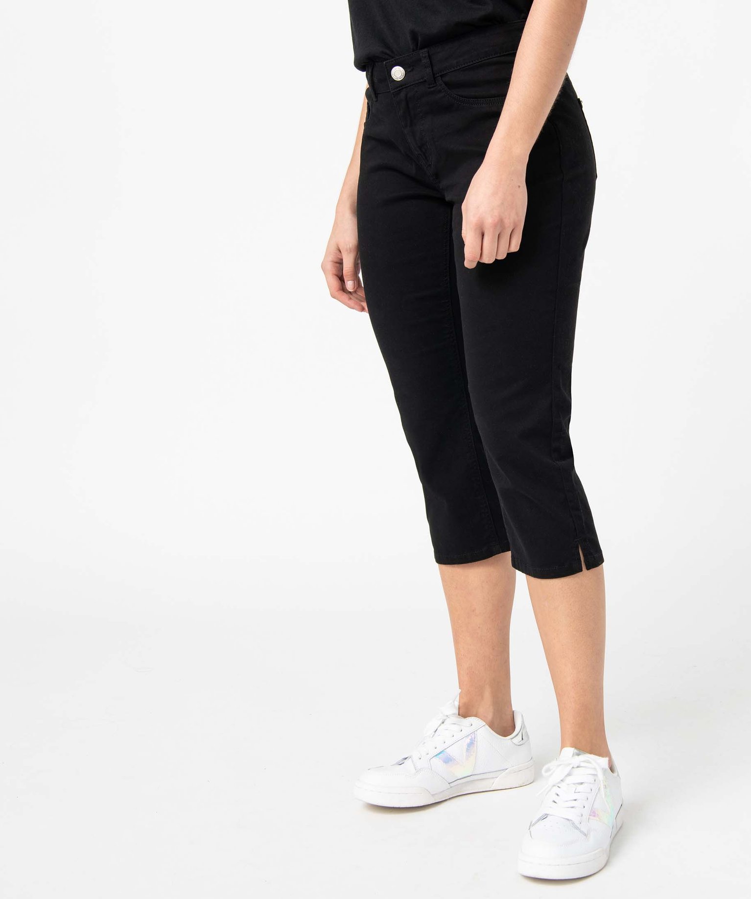 Pantacourt femme taille normale noir | GEMO