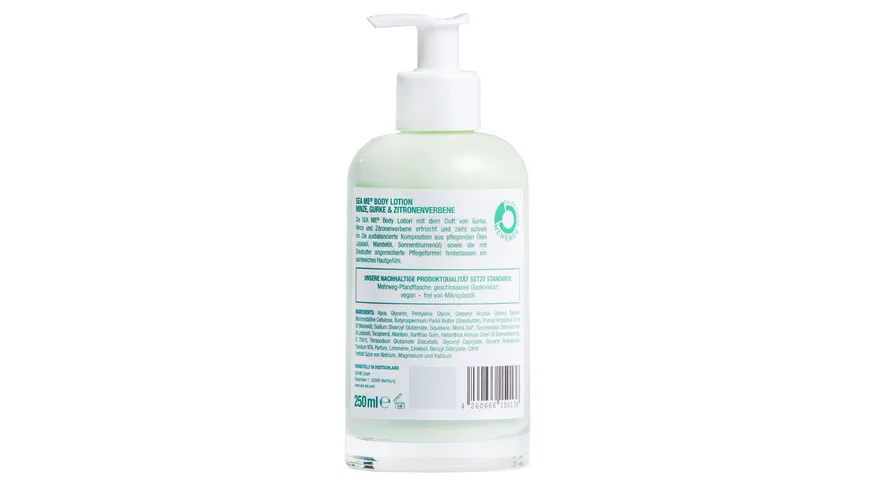 SEA ME Body Lotion Minze, Gurke & Zitronenverbene 250 ml