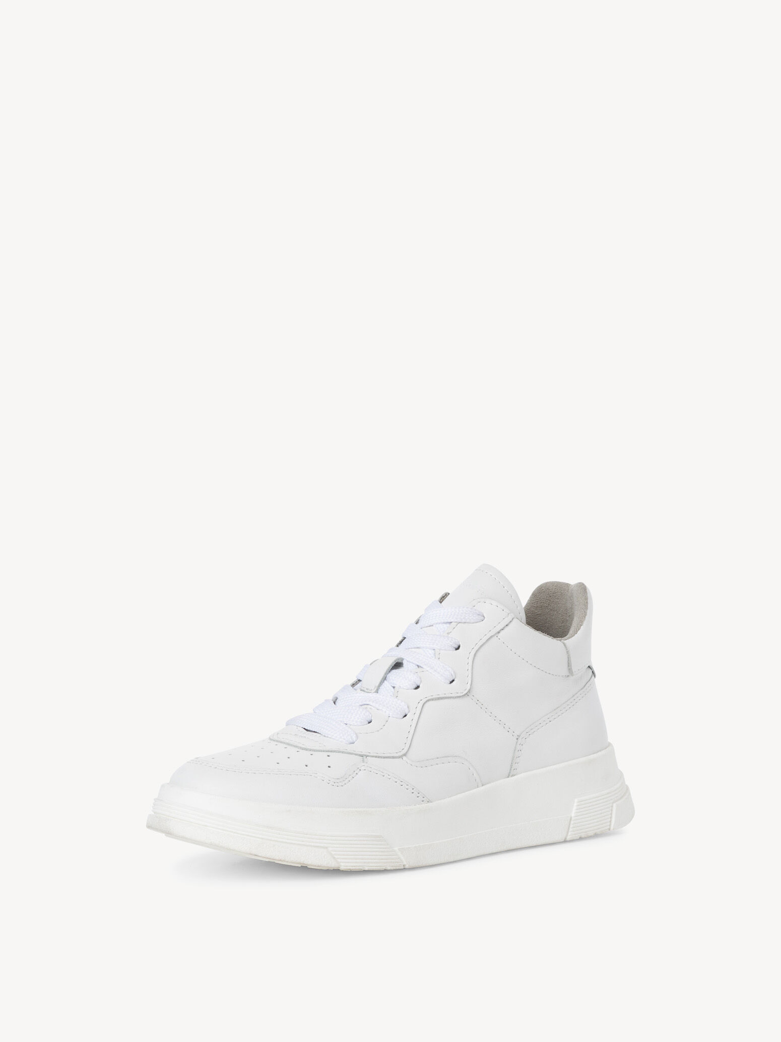Basket en cuir - blanc