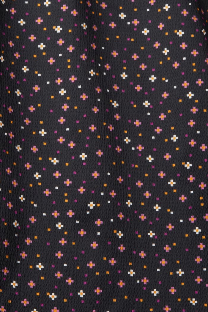 Kleid mit Print und Kragen