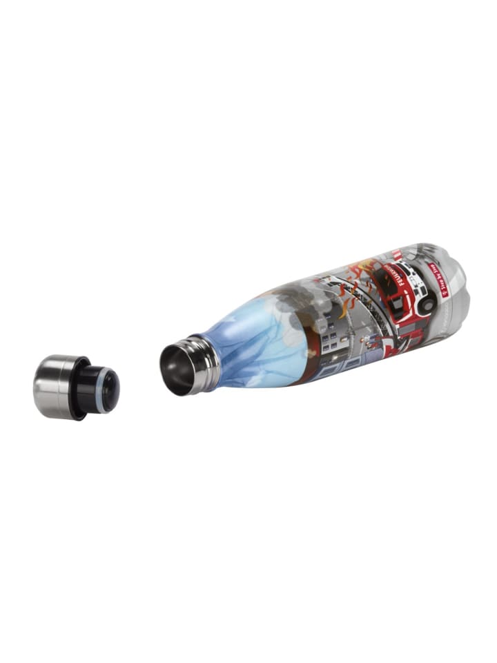 Step by Step Edelstahltrinkflasche in Fire Engine Brandon, Edelstahl günstig kaufen 28