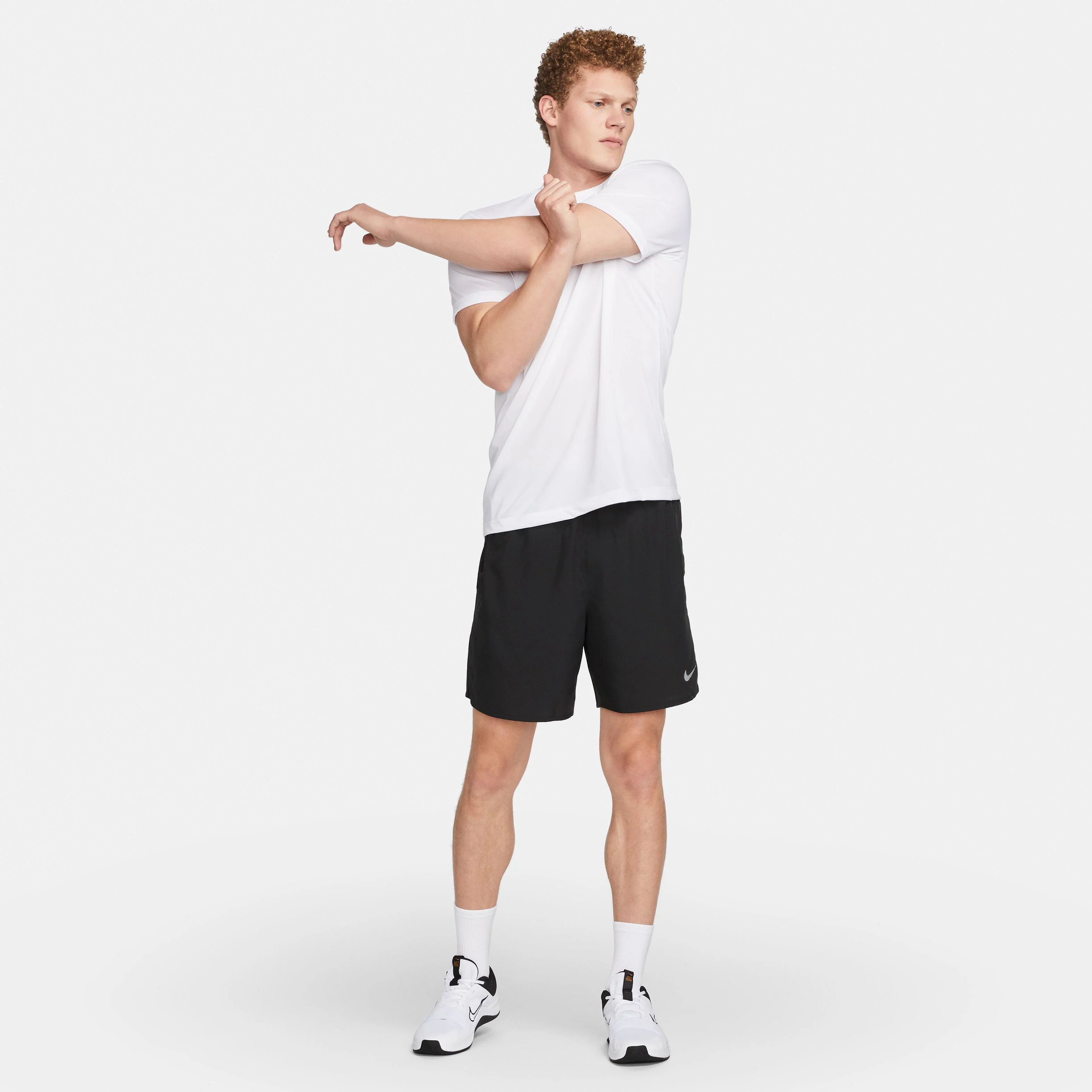 Dri-Fit Challenger 7in Brief-Lined Running Shorts Herren - Schwarz