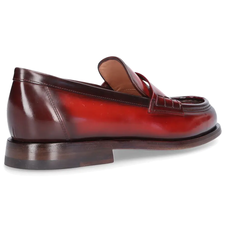 Santoni - Loafer 59462 Kalbsleder - rot