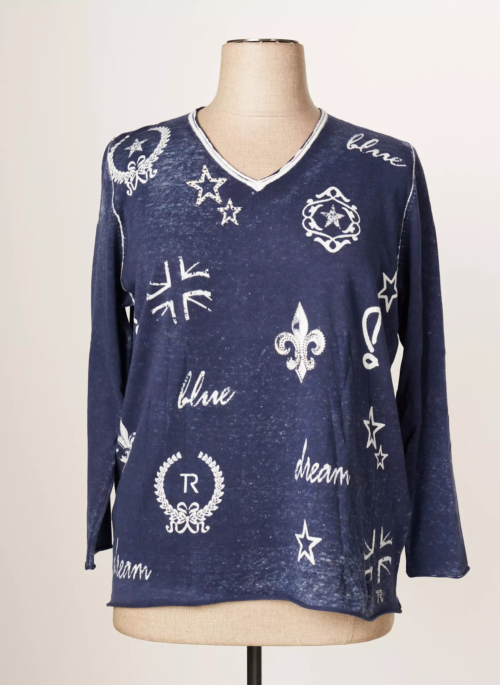 Thomas Rabe Pulls Femme couleur bleu