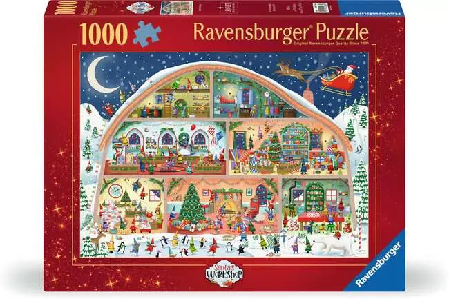 Puzzle 1000 Teile - Santa's Workshop