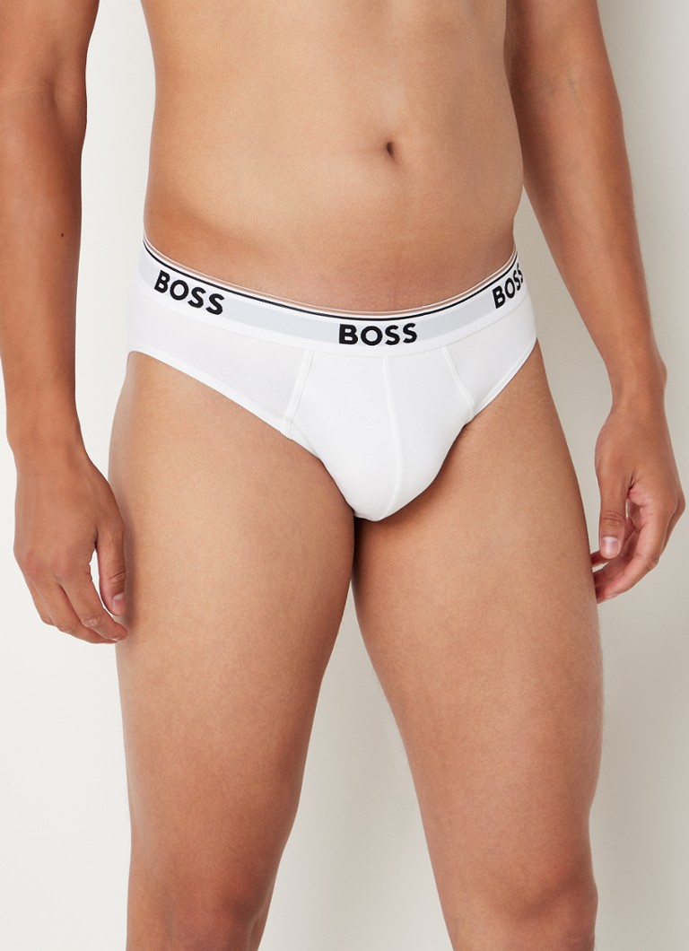 HUGO BOSS Briefs with logo band in 3-pack