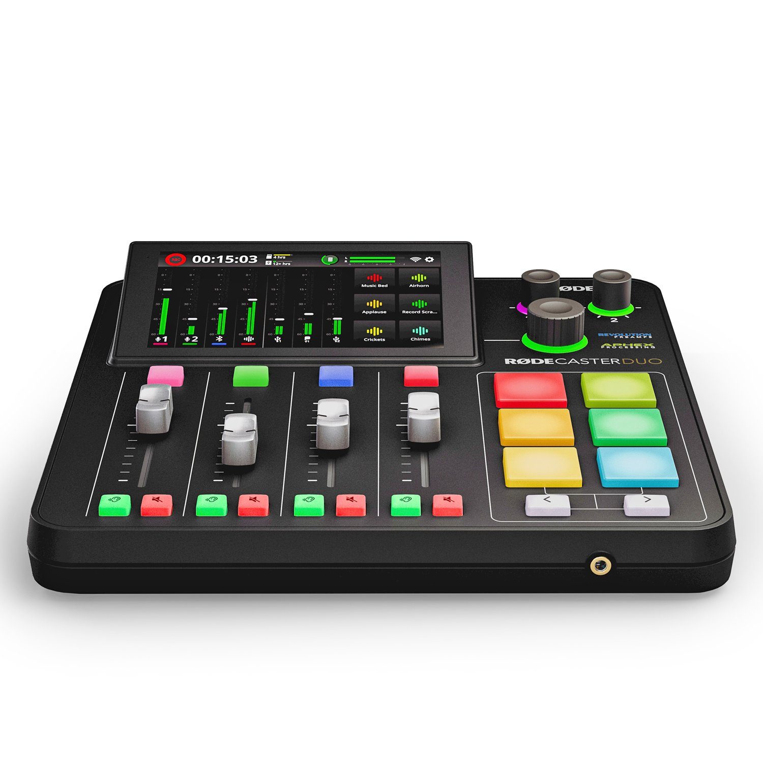 RODE Microphones Mischpult Rode Rodecaster Pro Duo Podcast Station mit Kopfhörer