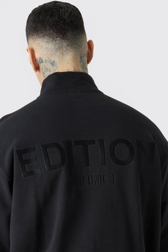 Tall Oversize Sweatshirt mit Trichterkragen
