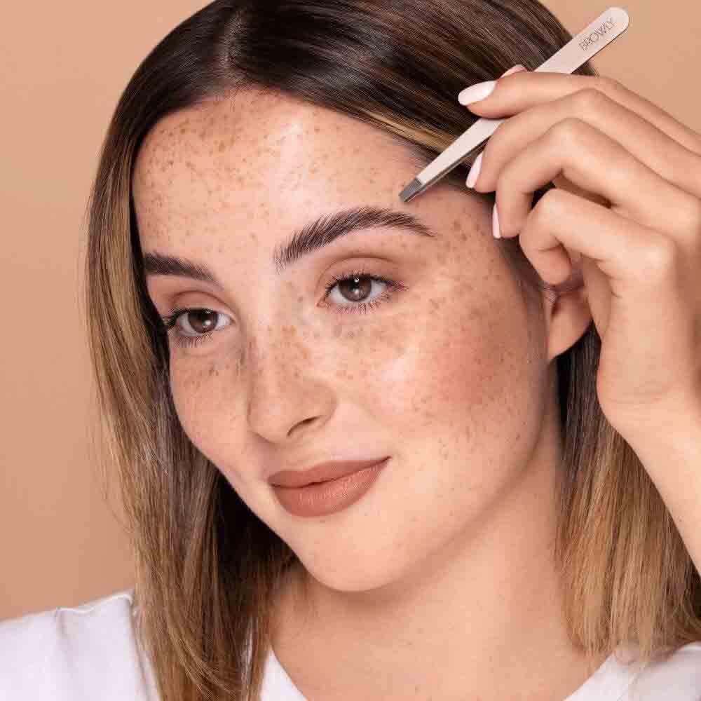 BROWLY Augenbrauen Accessoires Pinzette - gerade