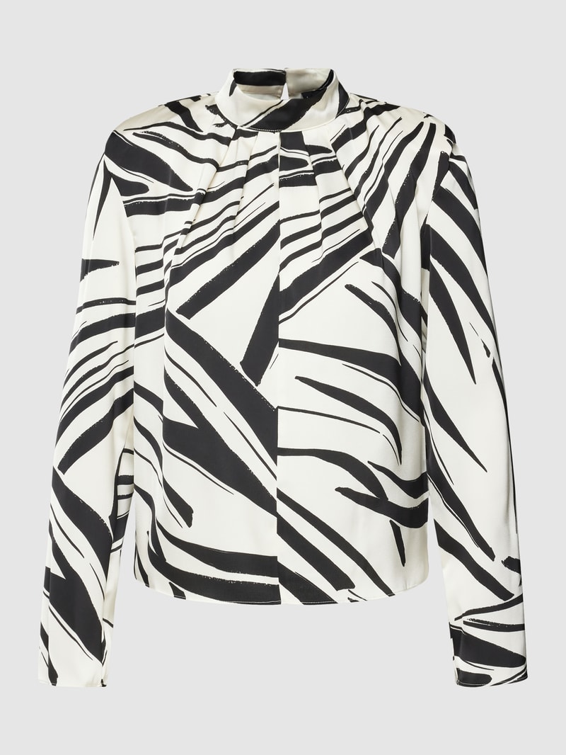 Bluse mit Turtleneck Modell 'DELFINA' in offwhite